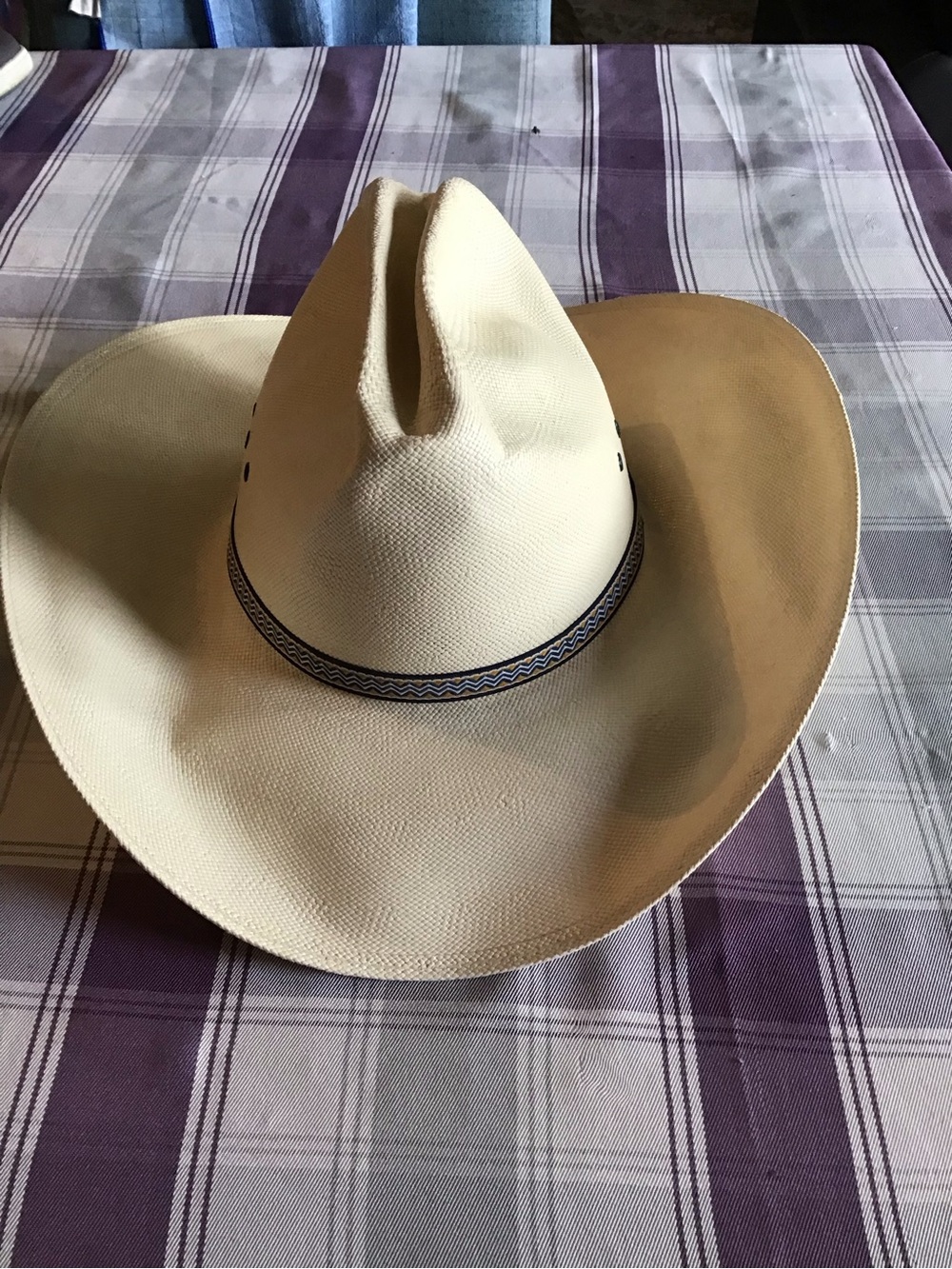 Resistol Classic Straw Western Cowboy Hat - Cream